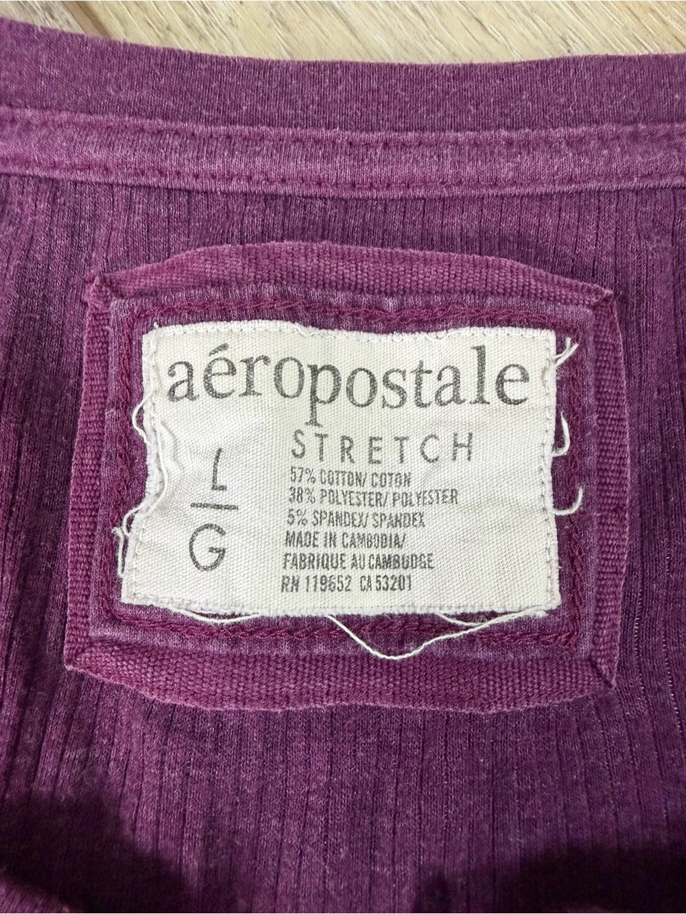Aeropostale Y2K Vintage Button-Front Long Sleeve Henley - Picture 2 of 8
